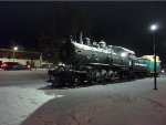 D&NE 16 in the Snow at Night Time Left Side